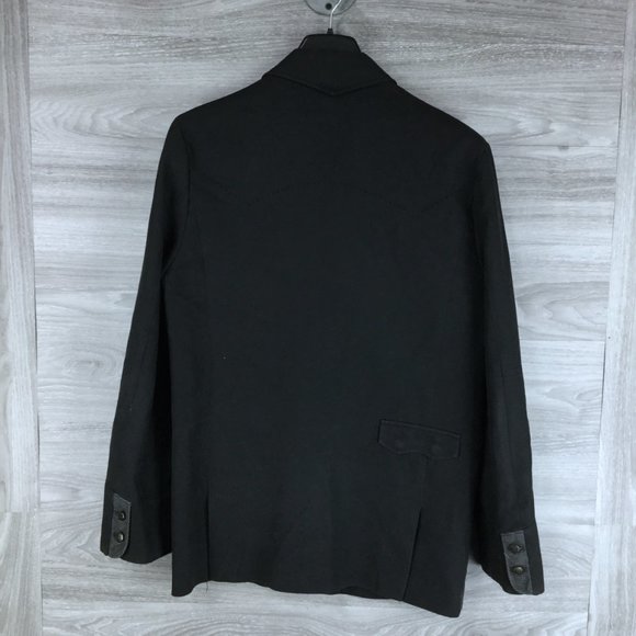 House of Howe Black Wool Blend Jacket Coat - Picture 5 of 5